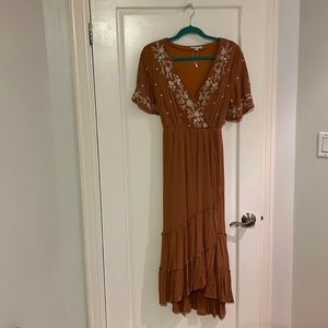 Embroidered Midi Dress - Baltic Born